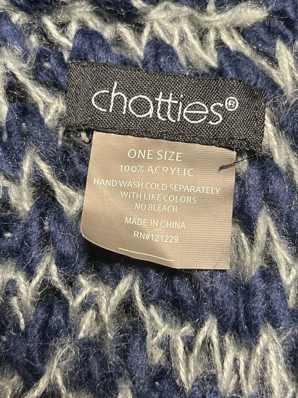 Chatties Knit Infinity Loop Scarf - Picture 4 of 6